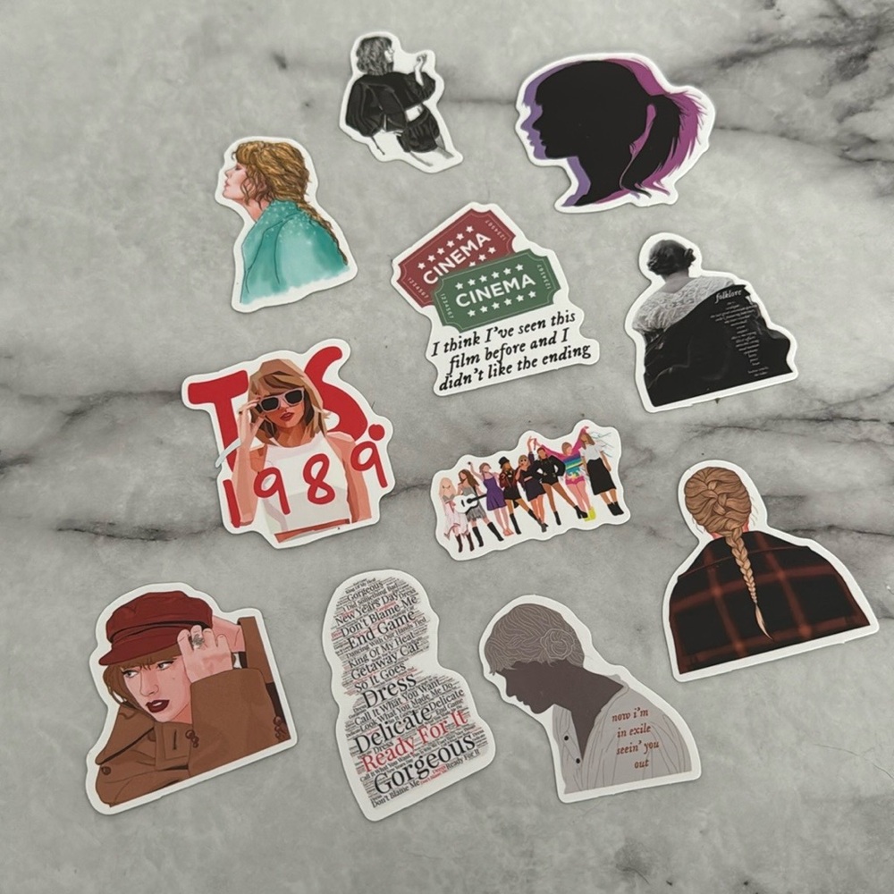 SOLD SEPARATELY OR BUNDLE FOR DEAL - Taylor Swift stickers